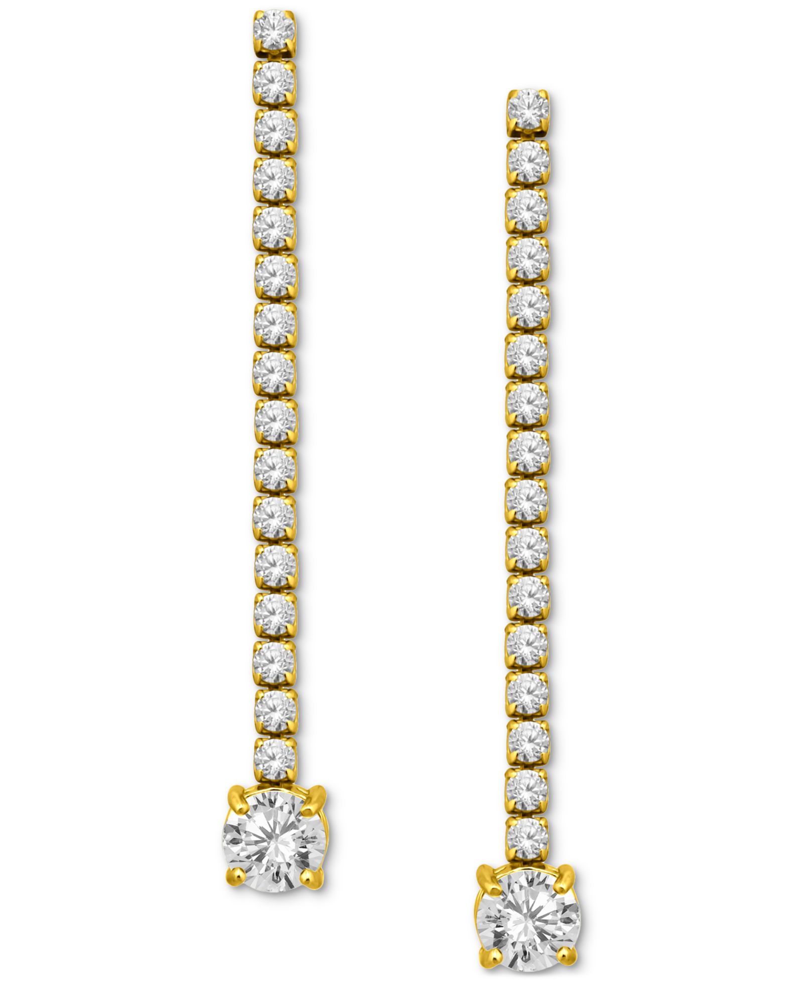 Серьги Giani Bernini Cubic Zirconia линейные подвески