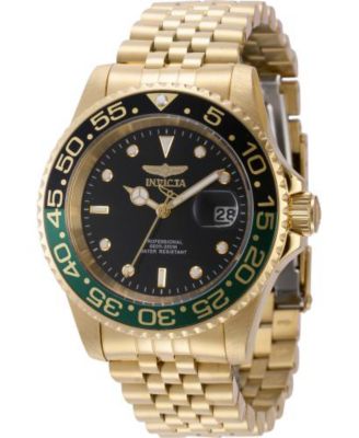Invicta Мужские часы Pro Diver Quartz 3 Hand Black Dial 44526