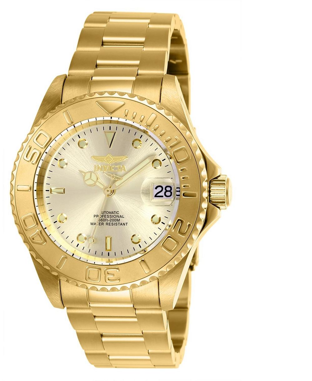 Invicta Мужские 9010OB Pro Diver Automatic 3 Hand Champagne Dial часы