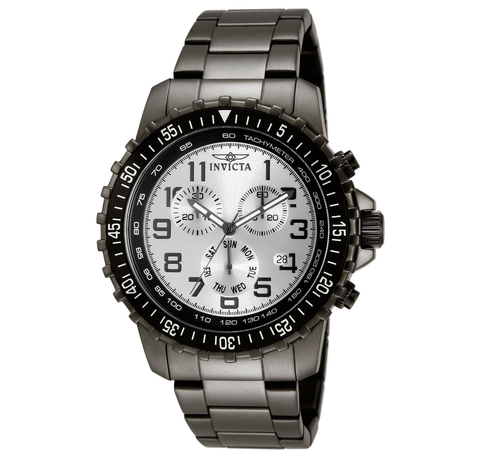 Invicta Мужские часы Specialty Quartz Chronograph Silver Dial