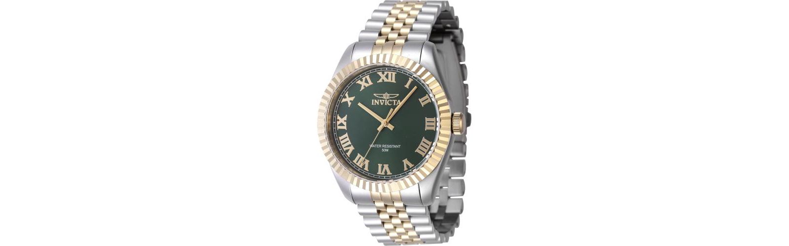 Мужские часы Invicta 47403 Specialty Quartz 3 Hand Green Dial