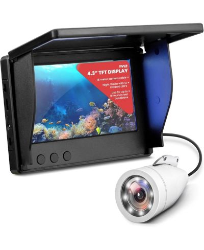 Pyle Digital Marine Camera & Monitor System 1000TVL 4.3'' LCD Waterproof Camera