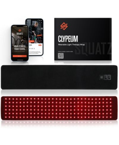 SQUATZ Wearable Light Therapy Wrap with Infrared & Red Light, Timer Control