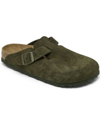 Birkenstock Women’s Boston Original Footbed Suede Clogs from Finish Line
