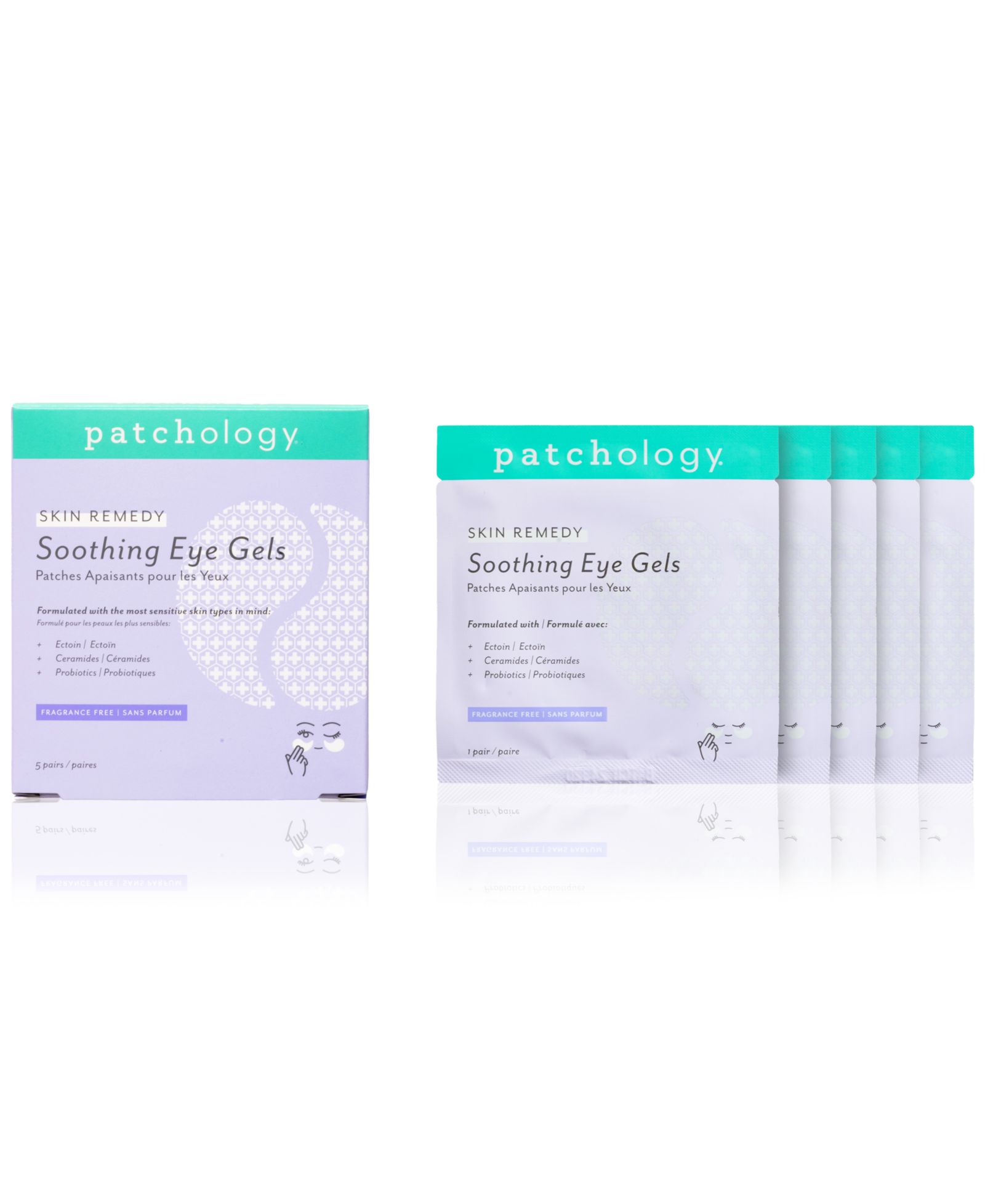 Patchology Skin Remedy Soothing Eye Gels, 5-Pk.