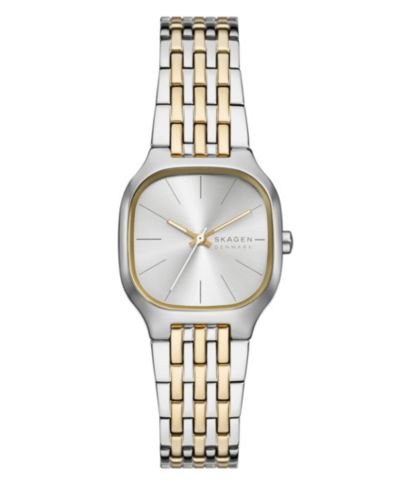 Часы Skagen Women's Mellem Lille Quartz Three-Hand Two-Tone из нержавеющей стали, 28mm