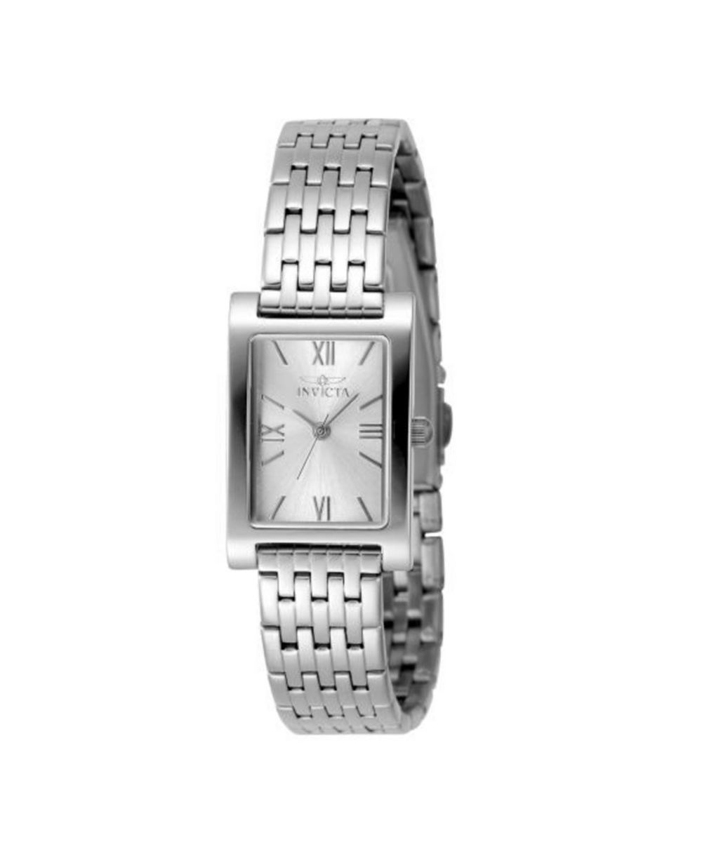 Invicta женские часы Angel Quartz 3 Hand Silver Dial, модель 48146