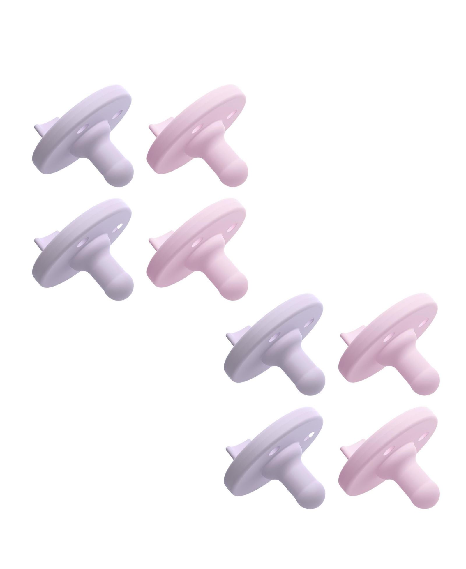 Philips Avent Soothie 0-3m, fresh lilac/pastel pink, 8 pack