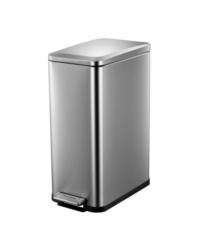 GAOMON 50 L / 13 Gal Hands-Free Stainless Steel Commercial/Kitchen Step Trash Can