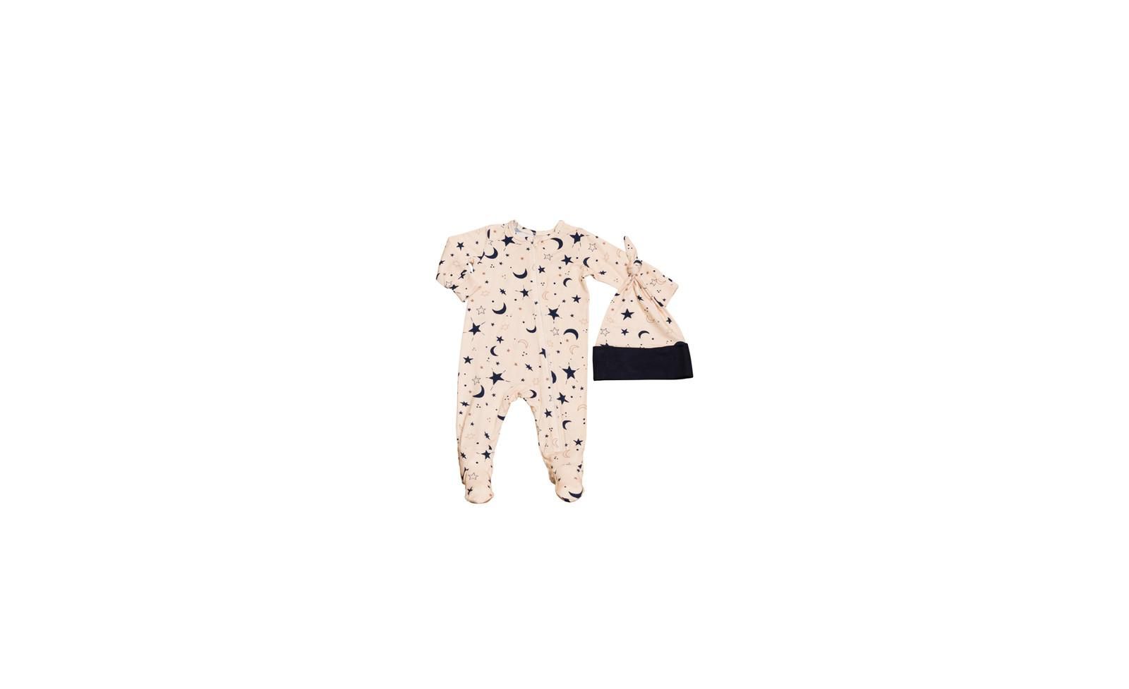 Baby Grey By Everly Grey Комплект из боди и шапочки Jersey Long Sleeve