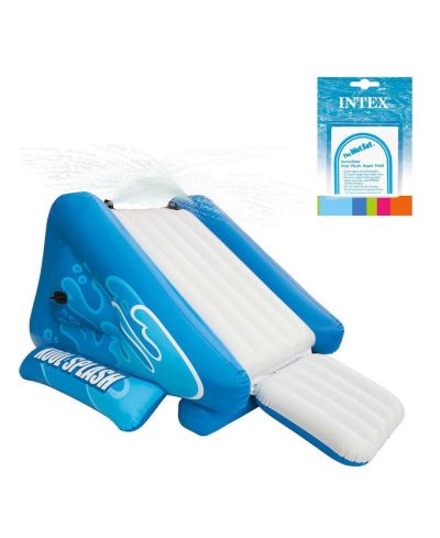 Intex Надувной игровой центр Kool Splash и набор из 6 клейких заплаток для ремонта