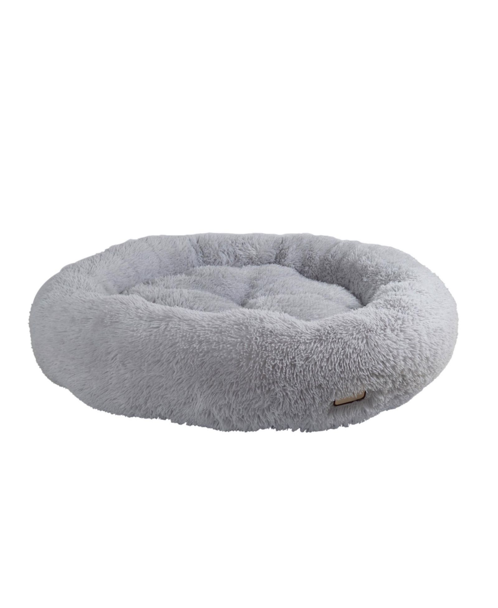 Лежанка Armarkat Extra Large, круглая, пушистая, серая, антистресс