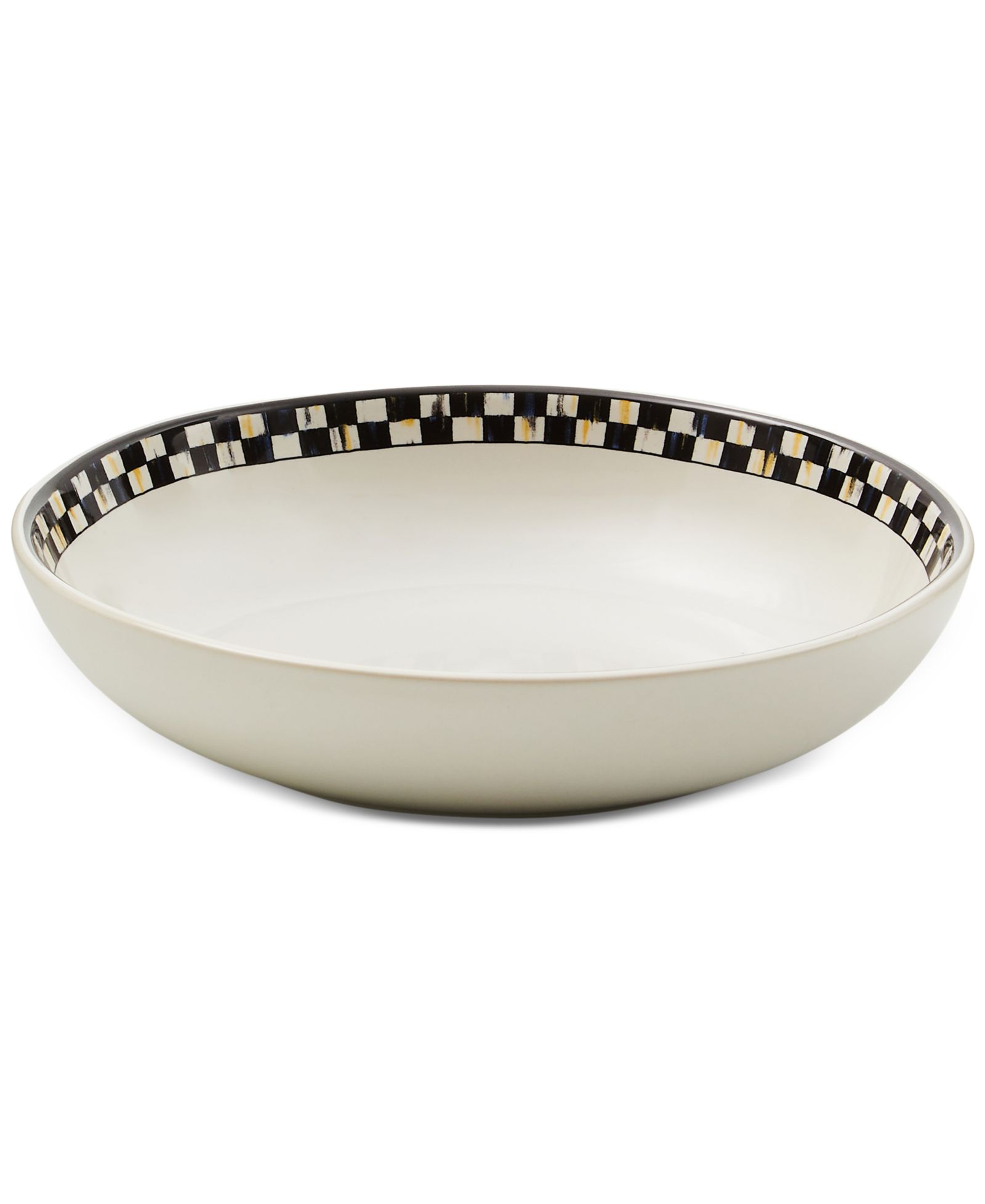 Тарелки для пасты MacKenzie-Childs Courtly Check Set of 4