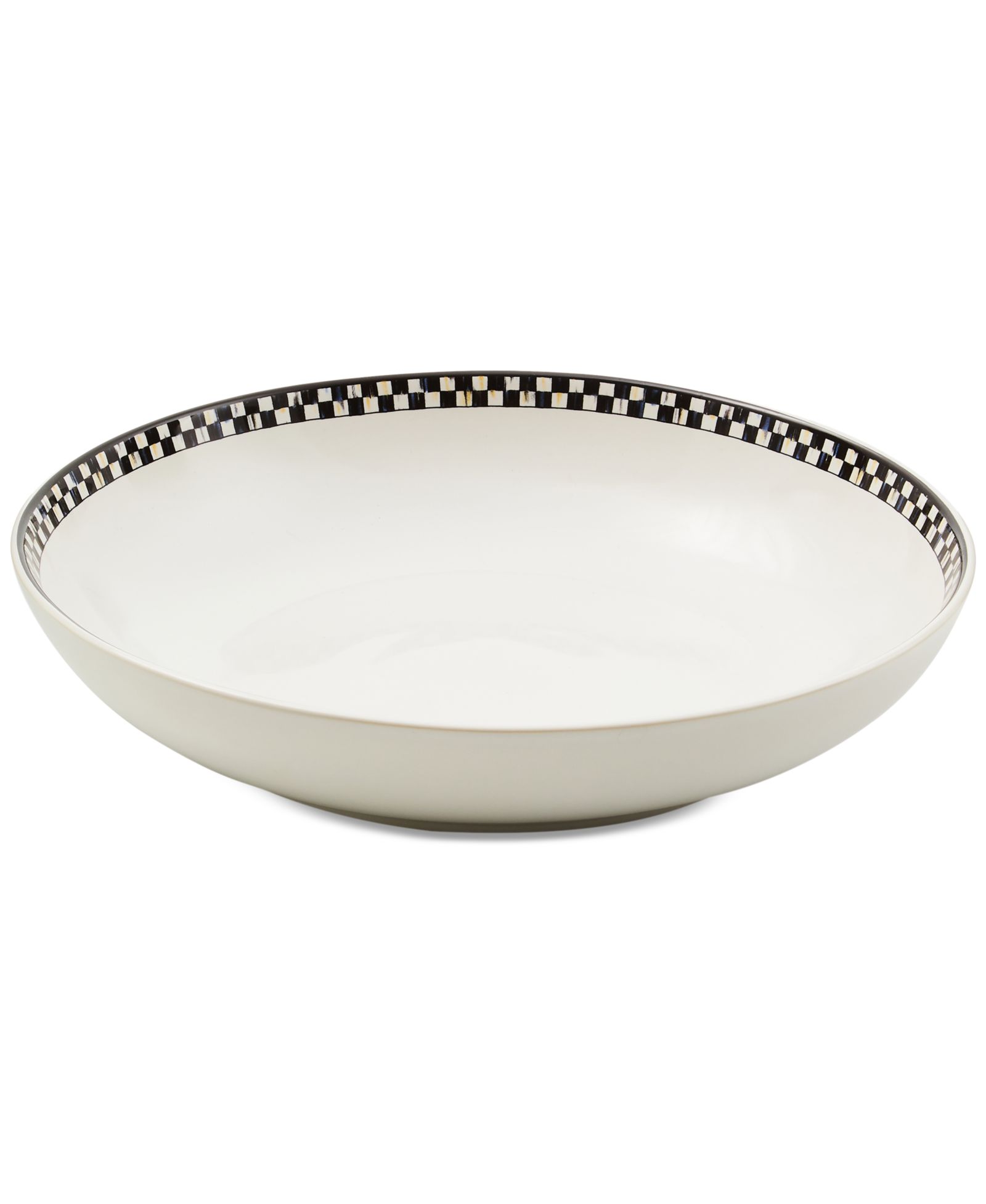 MacKenzie-Childs Десертная чаша Courtly Check 80-oz.
