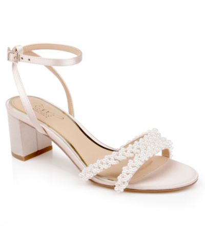 Jewel Badgley Mischka Women's Ninnette Block Heel Sandals