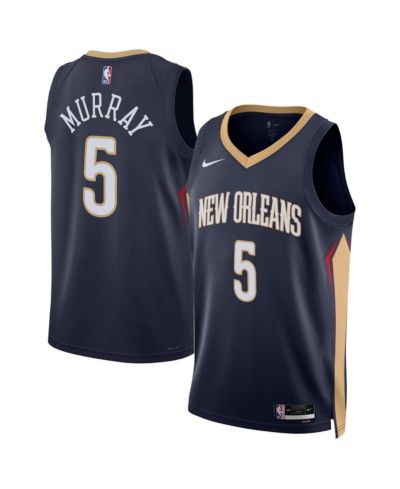 Джерси Nike Men's and Women's Dejounte Murray Navy New Orleans Pelicans 2024 Offseason Addition Swingman
