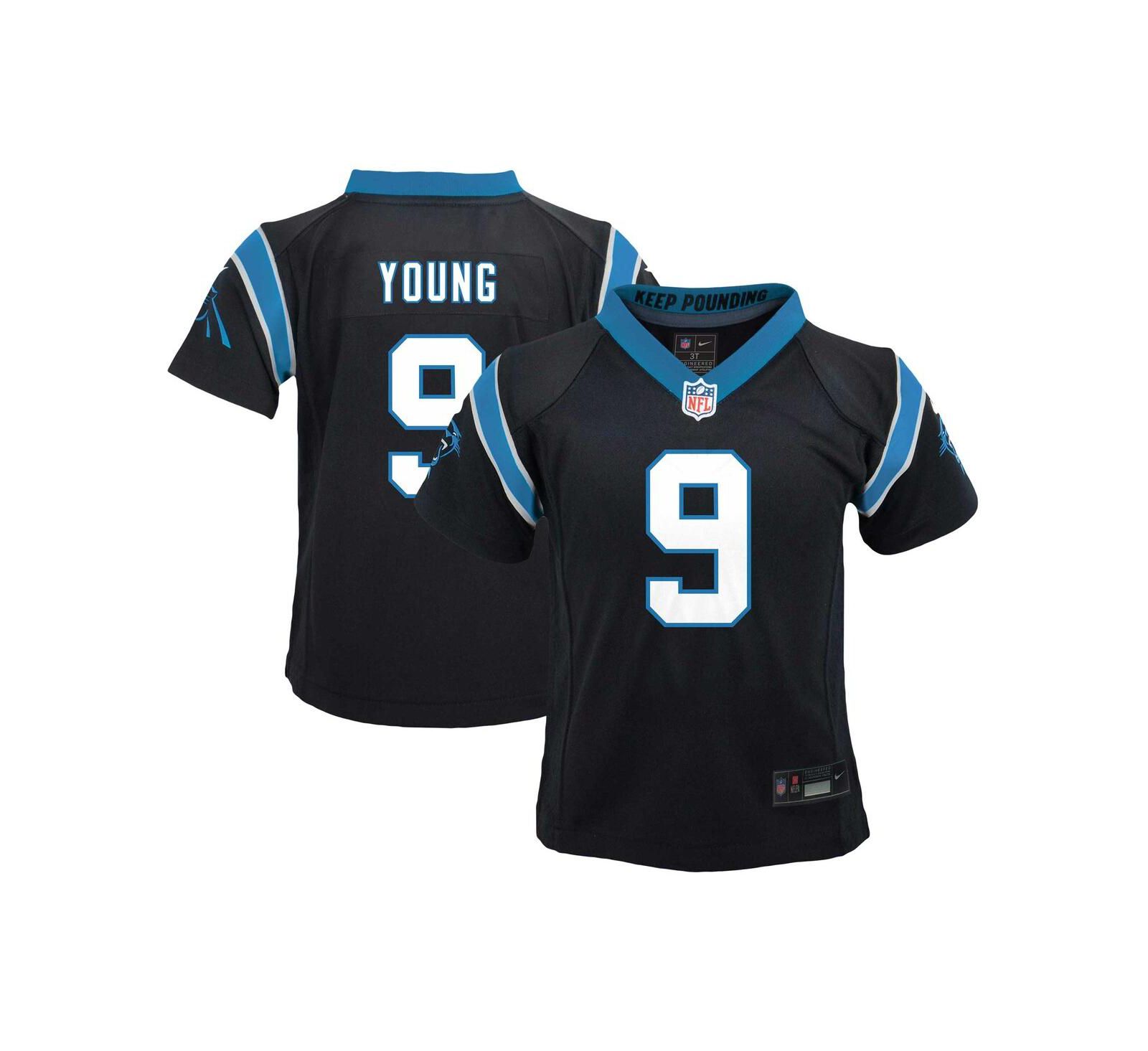 Nike детская джерси Nike Bryce Young Black Carolina Panthers