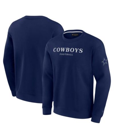 Fanatics Men's and Women's Navy Dallas Cowboys Elements Unlimited Fleece Pullover Sweatshirt толстовка мужская и женская