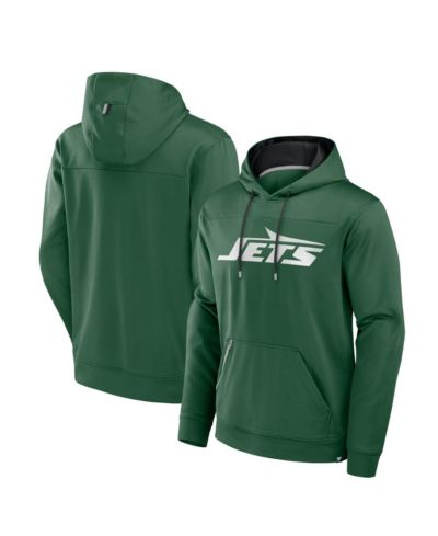Мужское худи Fanatics New York Jets Defender зеленого цвета