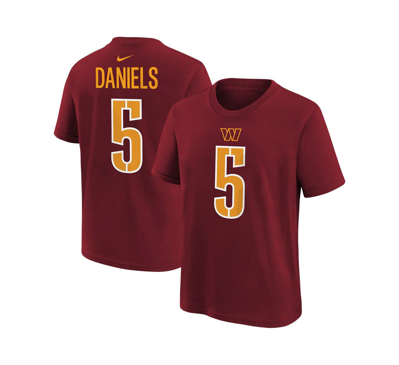 Детская футболка Nike Jayden Daniels Burgundy Washington Commanders