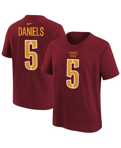Детская футболка Nike Jayden Daniels Burgundy Washington Commanders