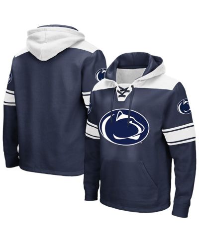 Мужское худи Colosseum Penn State Nittany Lions Hockey Lace-Up Pullover