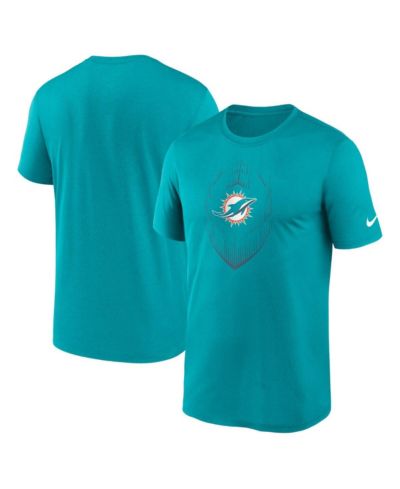 Мужская футболка Nike Aqua Miami Dolphins Primetime Legend Icon Performance