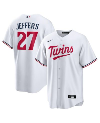 Мужская джерси Nike Ryan Jeffers White Minnesota Twins Home Replica Player