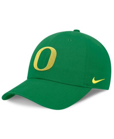 Мужская регулируемая кепка Nike Oregon Ducks Club Performance, зеленая