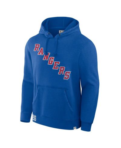 Мужское худи Fanatics Decades Collection Tradition Fleece Pullover Royal New York Rangers