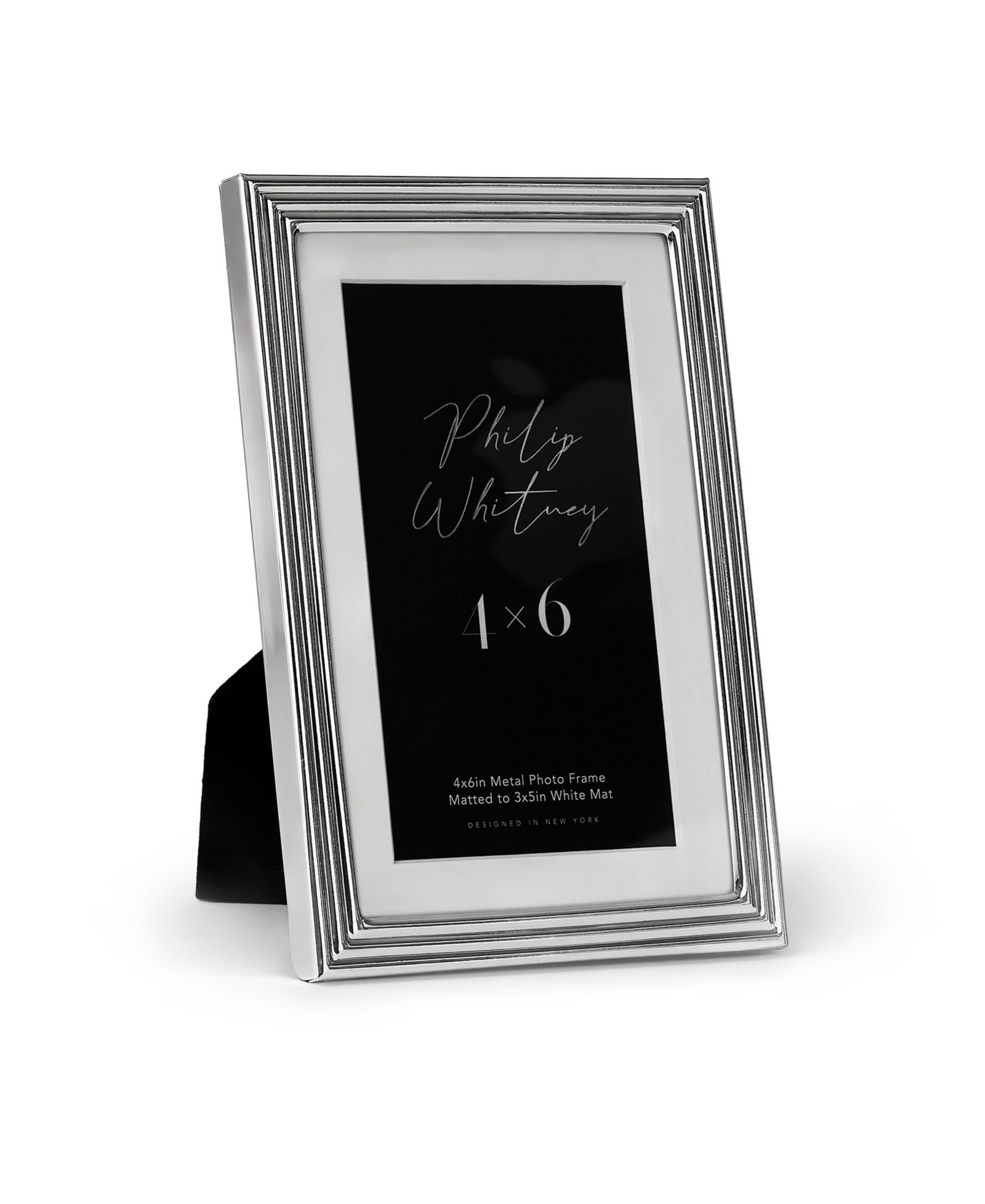 Philip Whitney Hayworth Metal Picture Frame, 4" x 6"