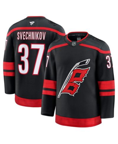 Fanatics Мужская джерси Andrei Svechnikov Black Carolina Hurricanes Home Premium