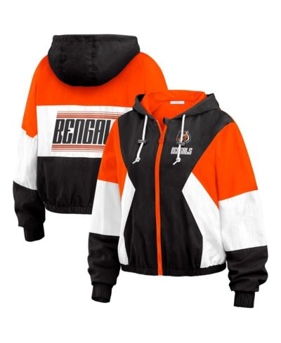 WEAR by Erin Andrews ветровка Cincinnati Bengals черная на молнии