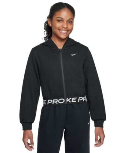 Nike Girls 7-16 Pro Fleece Dri-FIT Full-Zip Hoodie