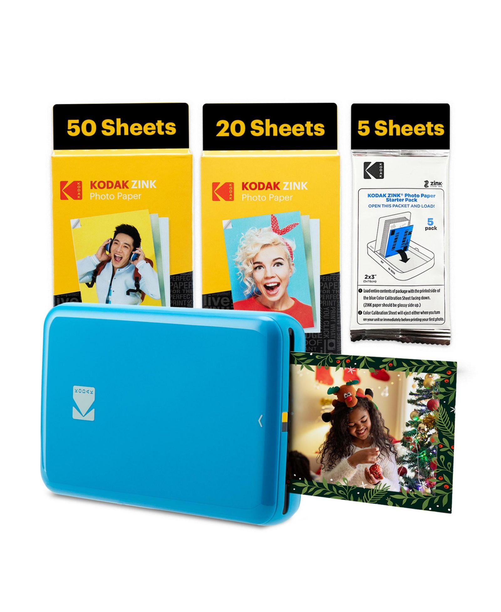 Портативный беспроводной фотопринтер мгновенной печати Kodak Step