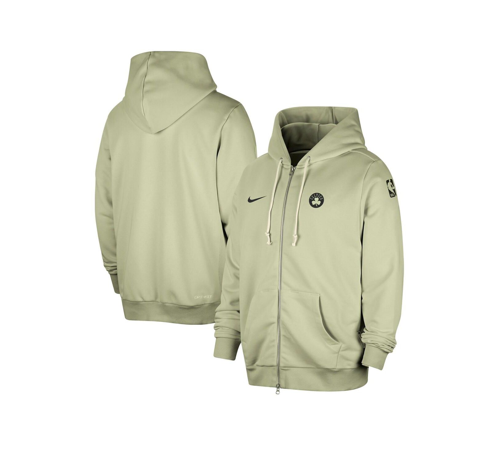 Nike Men's Green Boston Celtics Authentic Standard Issue Full-Zip Hoodie Jacket
