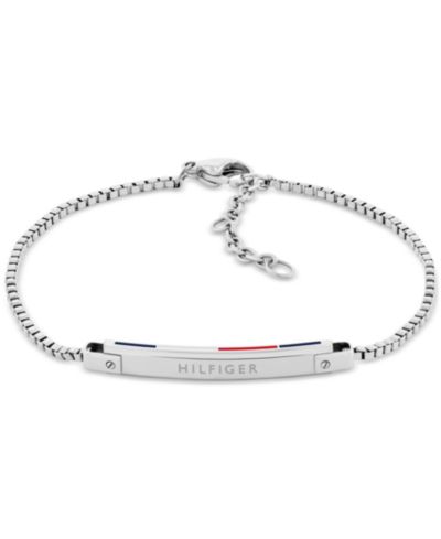 Tommy Hilfiger браслет с цепочкой и линейным логотипом-плашкой