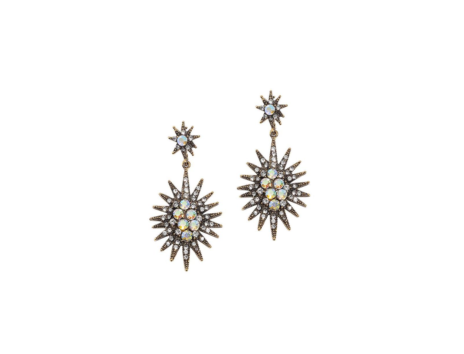 Серьги Crystal Rays Drop