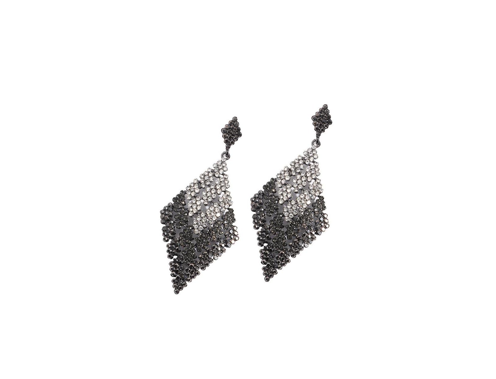 Серьги SOHI Ombre Rhombus Drop