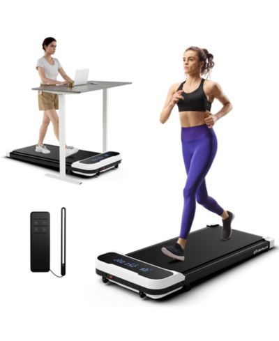 2.5HP Under Desk Treadmill for Home and Office Remote Control LED