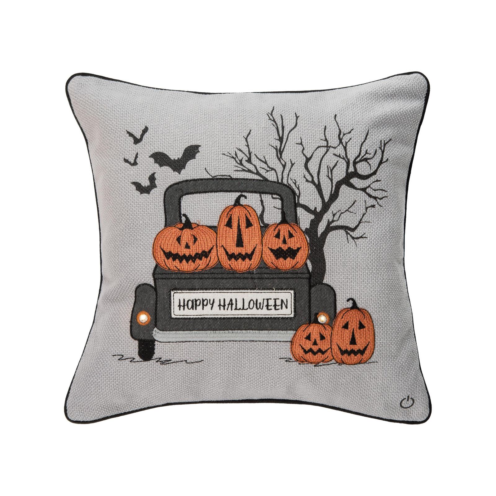C&F Home декоративная подушка Halloween Pickup Truck с LED подсветкой 18" x 18"