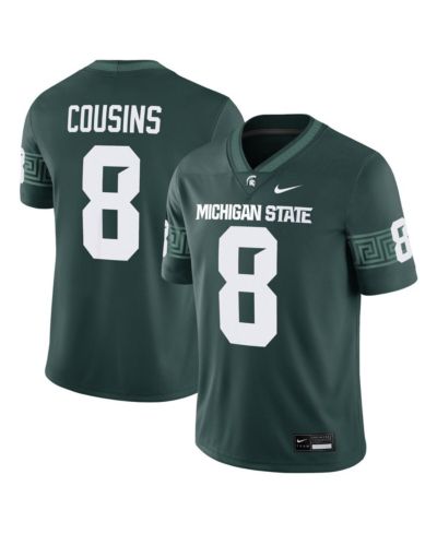 Nike Мужская джерси Michigan State Spartans Alumni Game Green Kirk Cousins