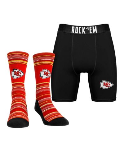 Rock 'Em Мужской комплект: носки и боксеры с логотипом Kansas City Chiefs