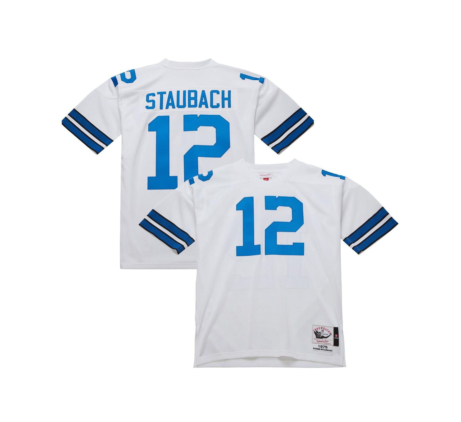 Mitchell & Ness Мужская джерси Roger Staubach Dallas Cowboys 1975 Authentic Throwback