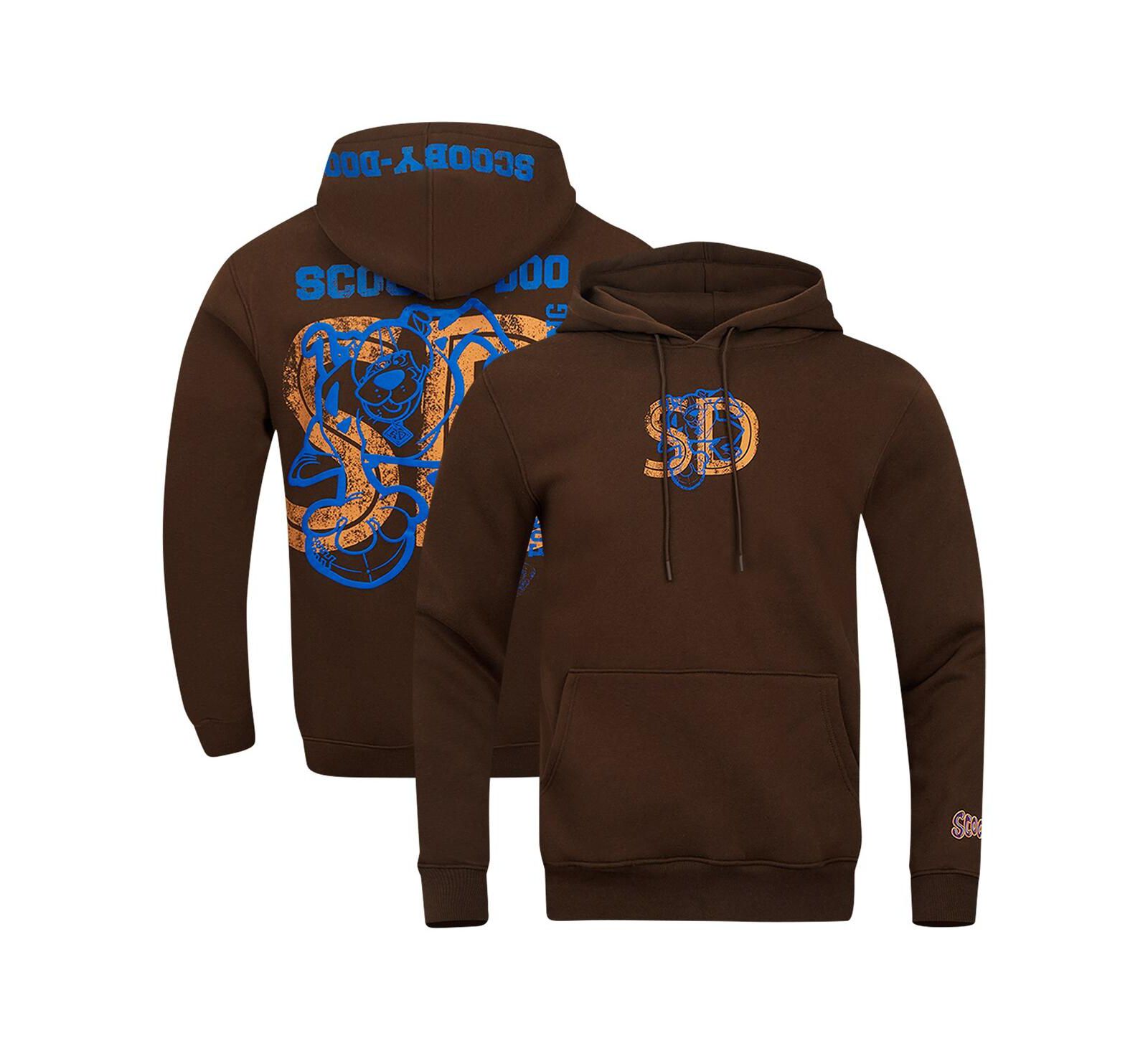 Freeze Max Men's Brown Scooby-Doo Football Training Camp Pullover Hoodie