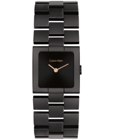 Часы Calvin Klein Женские CK Meridian Black Ionic Plated Stainless Steel, 22mm