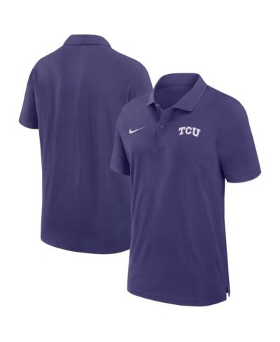 Nike Мужское поло Performance Purple TCU Horned Frogs