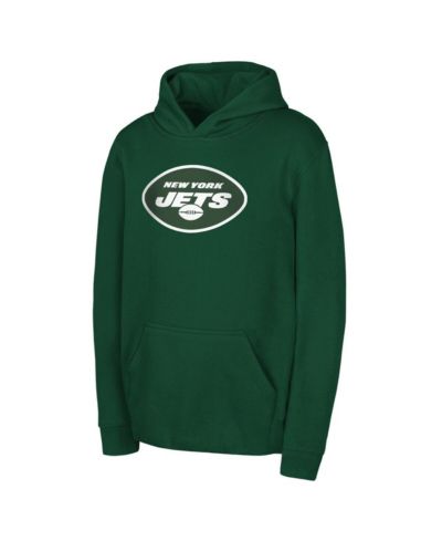 Худи с капюшоном Outerstuff Big Boys and Girls Green New York Jets Team Logo
