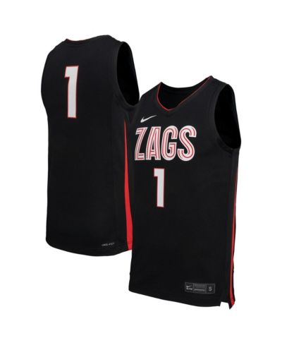 Nike Мужская баскетбольная джерси Gonzaga Bulldogs Replica, черная