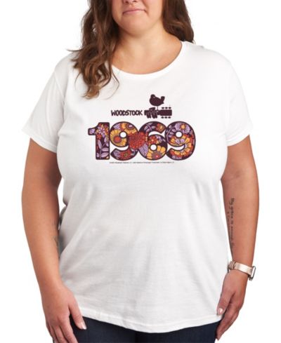 Hybrid Apparel Plus Size футболка с принтом Woodstock 1969